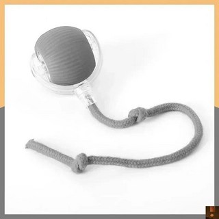 충전식 반려동물 인터랙티브 전기 고양이 공 자동 롤링 가짜 꼬리 강아지, 1. Rope cat ball gray, 1개
