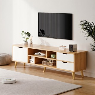 FONOW 거실장 모던 심플 1200 높은거실장, F-노르딕 단풍나무