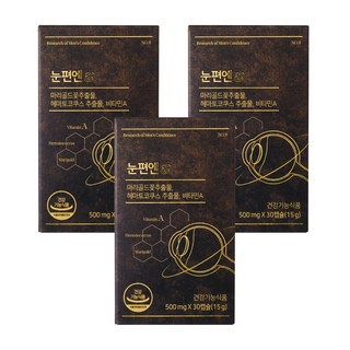 눈편엔 눈건강 건강기능식품, 30정, 3박스