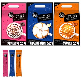 [마시자몰] 쟈뎅 까페모리 종합 20개씩 카라멜 마끼아또 + 프렌치 바닐라라떼 + 카페모카