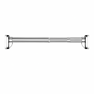 好的家居 免打孔伸縮曬衣桿 窗簾桿 門簾伸縮桿 曬衣架, 不鏽鋼32mm升級款