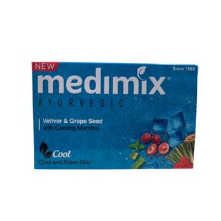 印度 MEDIMIX－印度綠寶石皇室藥草浴 美肌皂 草本/寶貝/檀香/岩蘭草&葡萄籽, 1個