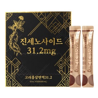 진세노사이드 31.2mg 고려홍삼면역 31 홍삼스틱, 100개, 10ml