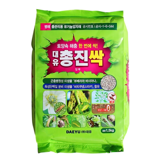대유 총진싹 입제 1.5kg 친환경 유기농업자재 토양 병해충 관리제, 1개