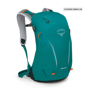 오스프리 하이크라이트 배낭 18L/26L/28L 방수커버 포함, 스카이블루