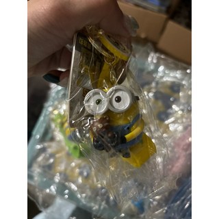 小小兵鑰匙圈 小黃人 正版 可愛, 抱熊熊, 1個