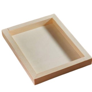 麥手作 松木深框 木胚 裝飾木框 彩繪木框 拼貼 蝶古巴特 DIY木框, 深框20*15公分, 1個