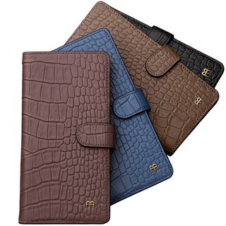 갤럭시 S21 지갑 케이스 크로커 천연 소가죽 드림 휴대폰 다이어리