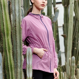 RATOPS瑞多仕 女款輕薄抗UV連帽外套 DH2082 紫羅蘭色 防潑水 吸濕排汗