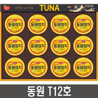 동원참치 살코기 T12호 선물세트 + 쇼핑백, 1세트