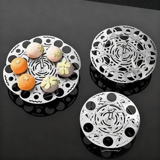 Allilio 304 스테인레스 찜기 18.8-27cm 조절 가능, 1개, 27cm