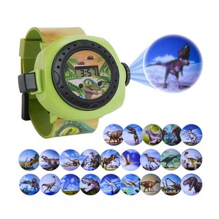 888便利購 恐龍幻燈片投影電子手錶 (24張恐龍幻燈片/附電池)