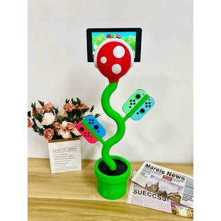 닌텐도스위치화분 식인꽃 게임카드 거치대 정리대 충전식, 1개, 단일 가지(높이 30cm)