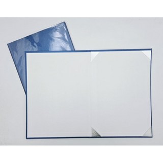 精裝結婚證書夾/簽約夾/畢業證書夾/聘書夾/獎狀夾 多功能立掛式證書收納保護夾, 1個, 對開式/閃耀藍單面台