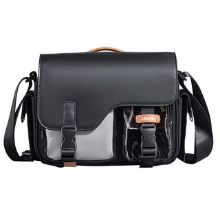 Ulanzi MS12 城市潮流系列郵差包，單肩手提包，防震防潑水，超大容量, 黑色