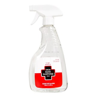 미라클 오리진 스프레이 손소독제 500ml 에탄올 70% 뿌리는 액체타입, 1개