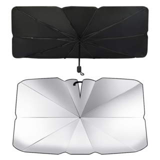 汽車遮陽傘 WR027 汽車遮陽 車內遮陽 汽車遮陽簾 全車型通用 汽車遮陽神器 前擋風玻璃專用 遮陽 防曬, 1個