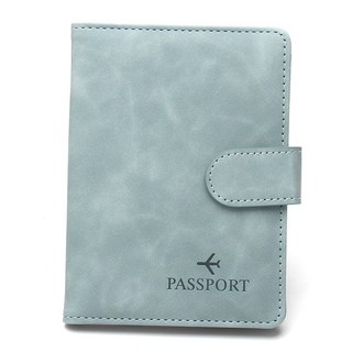 簡約皮革護照夾 多功能旅行證件收納包 旅行證件收納 皮革護照保護套