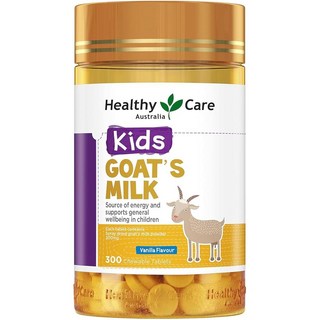 호주 헬시케어 Healthy Care Goat Milk Vanilla Chewable 어린이 산양유 바닐라맛 츄어블, 300정, 6개