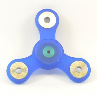 9色指尖飛輪 小三軸Fidget Spinner, 1個, 白