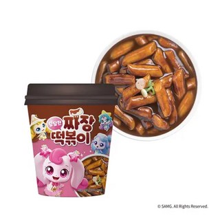 캐치 티니핑 달달한 짜장 떡볶이 120g, 5개