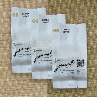 3개 [ 차가버섯 ] 천연염색재료 옷염색 원단염색 패브릭물감, 베이지 브라운