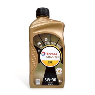 TOTAL QUARTZ INEO Long Life 5W-30 全合成引擎機油，適用汽柴油引擎，保護觸媒轉化器, 1個, 1L, 5w30