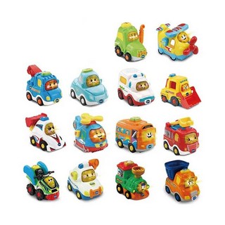 Vtech 嘟嘟聲光互動車 | 單台 | 多款任選，聲光效果互動，安全無毒材質，激發寶寶想像力, 推土機, 1個