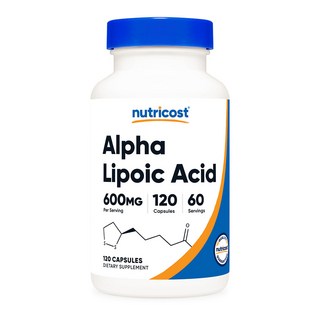 뉴트리코스트 알파리포산 ALA 8주분, 120정, 1개