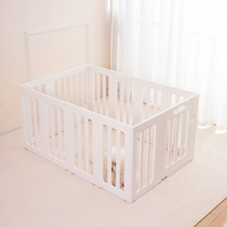 펫인 애견 울타리 세트 실내용 반려동물 펜스, 1개, 화이트