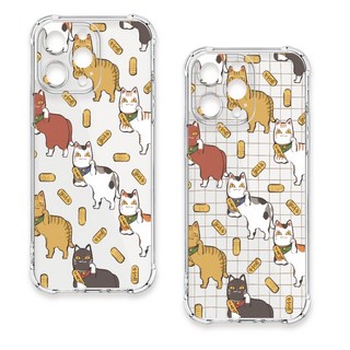 24H快速出貨 TRON 三星 A52/52s S型階梯招財貓 四角防摔 軟殼 手機殼