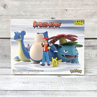 《GTS》BANDAI 精靈寶可夢 SCALE WORLD 赤紅 卡比獸 寶可夢之笛 盒玩, 1個