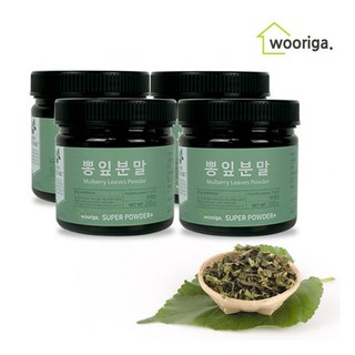 우리가스토리 국내산 뽕잎 분말, 4개, 200g