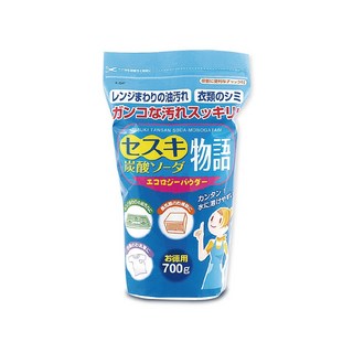 日本Novopin 倍半碳酸鈉廚房爐具強力去油去污粉(藍色袋), 700g, 1個