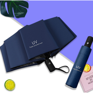 UV 자동 튼튼한 3단 접이식 양우산 단우산 반자동 양산 우산