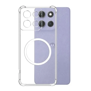 모토 G86 5G 케이스마그네틱 스티커 포함모토로라 MotoG56 MotoG86용 투명 충격 방지 소프트 케이스, 01 Moto G86 5G, 01 Shock방지 Case