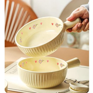 손잡이그릇 2p 핸디보울, 2개, 크림색