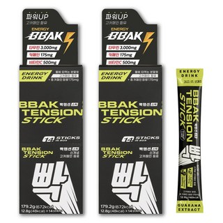 빡 텐션 라임 고카페인 에너지드링크, 12.8g, 14개입, 2개