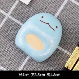 角落生物筷架 療癒可愛 造型圓潤 小巧, 1個, 恐龍(又名假蜥蜴)【とかげ 】