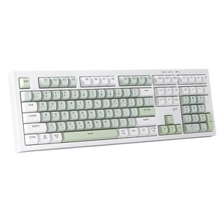 지클릭커 오피스프로 WK50 사일런스 M RGB 무소음 방수 무선 블루투스 키보드 Poker 108키, 제조사축, Greenwich RC2