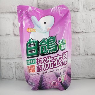 白鴿 抗菌洗衣精補充包 小蒼蘭/天然香蜂草 2000g, 1個, 尤加利 2L(超商寄送最多2包)