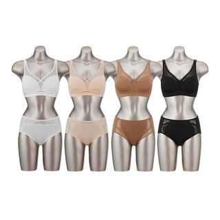 비비안 메쉬 풀커버 노와이어 여성속옷세트 8종