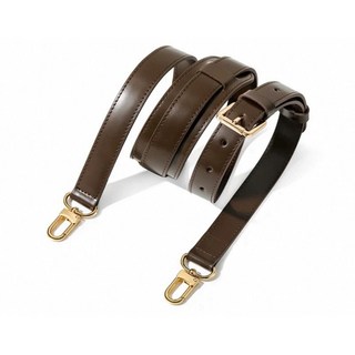 speedy變色背帶，全真皮水桶包/法規包/麻將包背帶，精品包包配件，斜背包帶, 咖色2.5寬度, 1個