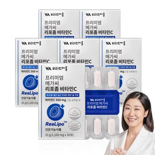 비타민마을 프리미엄 메가씨 리포좀 비타민C, 30정, 6개