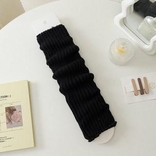 Baby童衣堆堆襪套泡泡襪套，日系針織棉質保暖中筒襪套，可當袖套女襪套