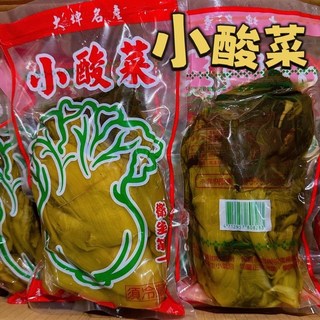 小酸菜 真空包裝 600g, 1個