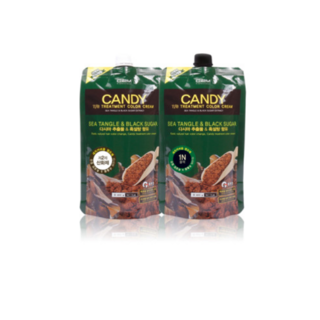 캔디 염색약 티에스 트리트먼트 칼라크림 (1제+2제 400g), 6NS, 1개