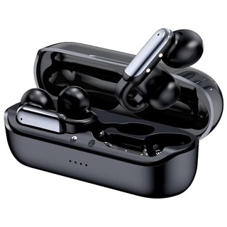 ChatGPT 로 구동되는 AI 번역 이어버드 실시간 3-in-1 프리 클립 번역기 이어버드(110개 이상의 언어) 지능형 소음 감소 언어 이어폰(로즈골드), E62 이어버드-블랙