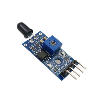 no 火焰感測器火源探測電子模組 紅外接收控制 4線 W220, 1個