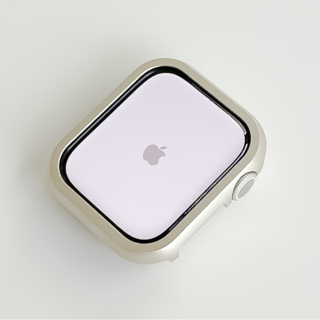 링고룸 애플워치 호환 메탈 케이스 + 보호필름 증정, 1개, 스타라이트